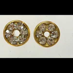 Gold tone overlay 316 L SSS CZ